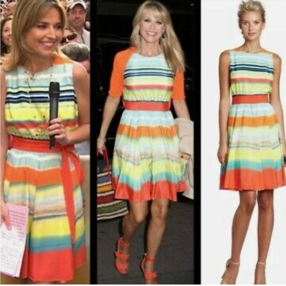 Ted Baker London Multicolor Striped Dress - Picture 14 of 15